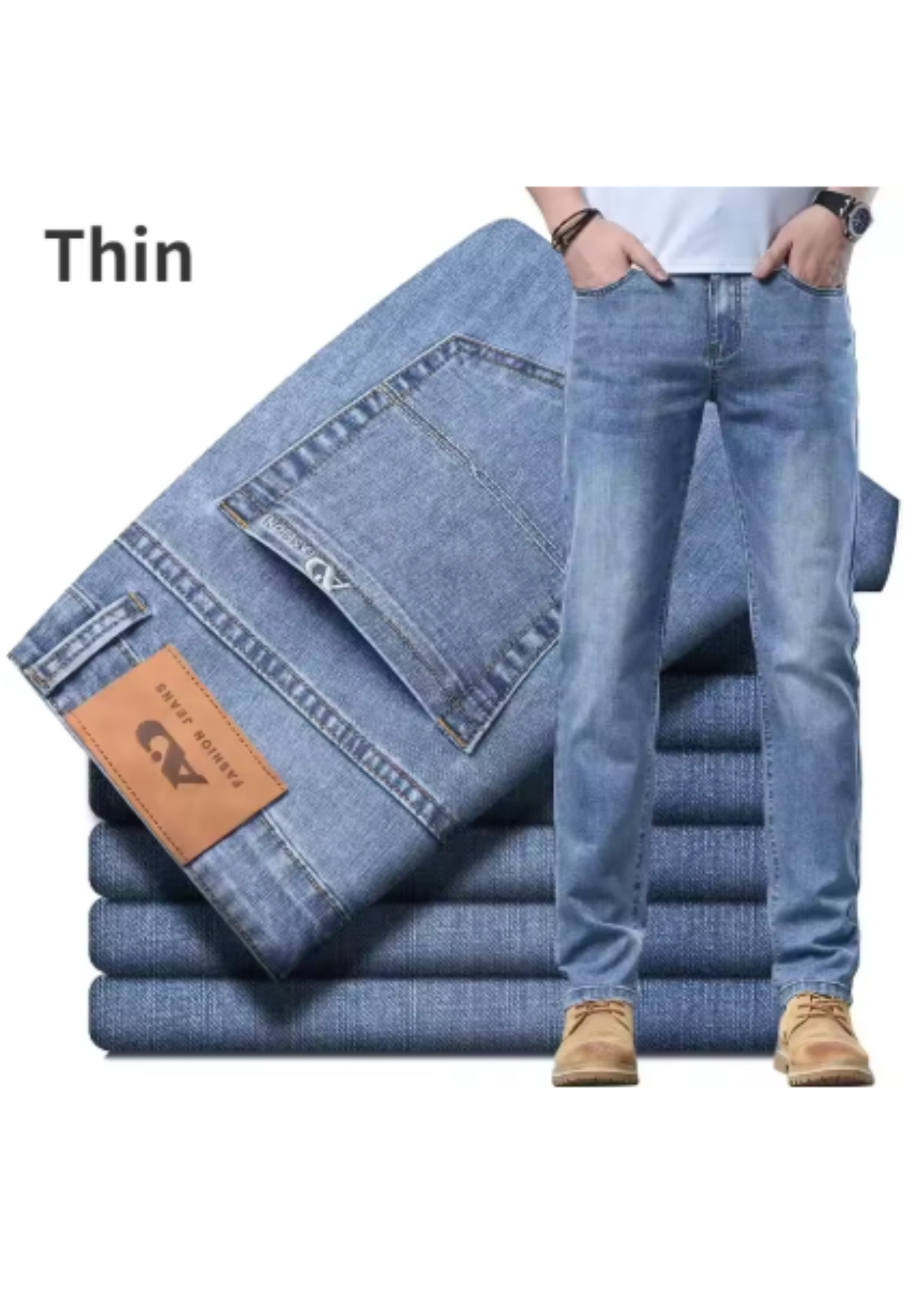 LuxeFlex Slim Fit Jeans