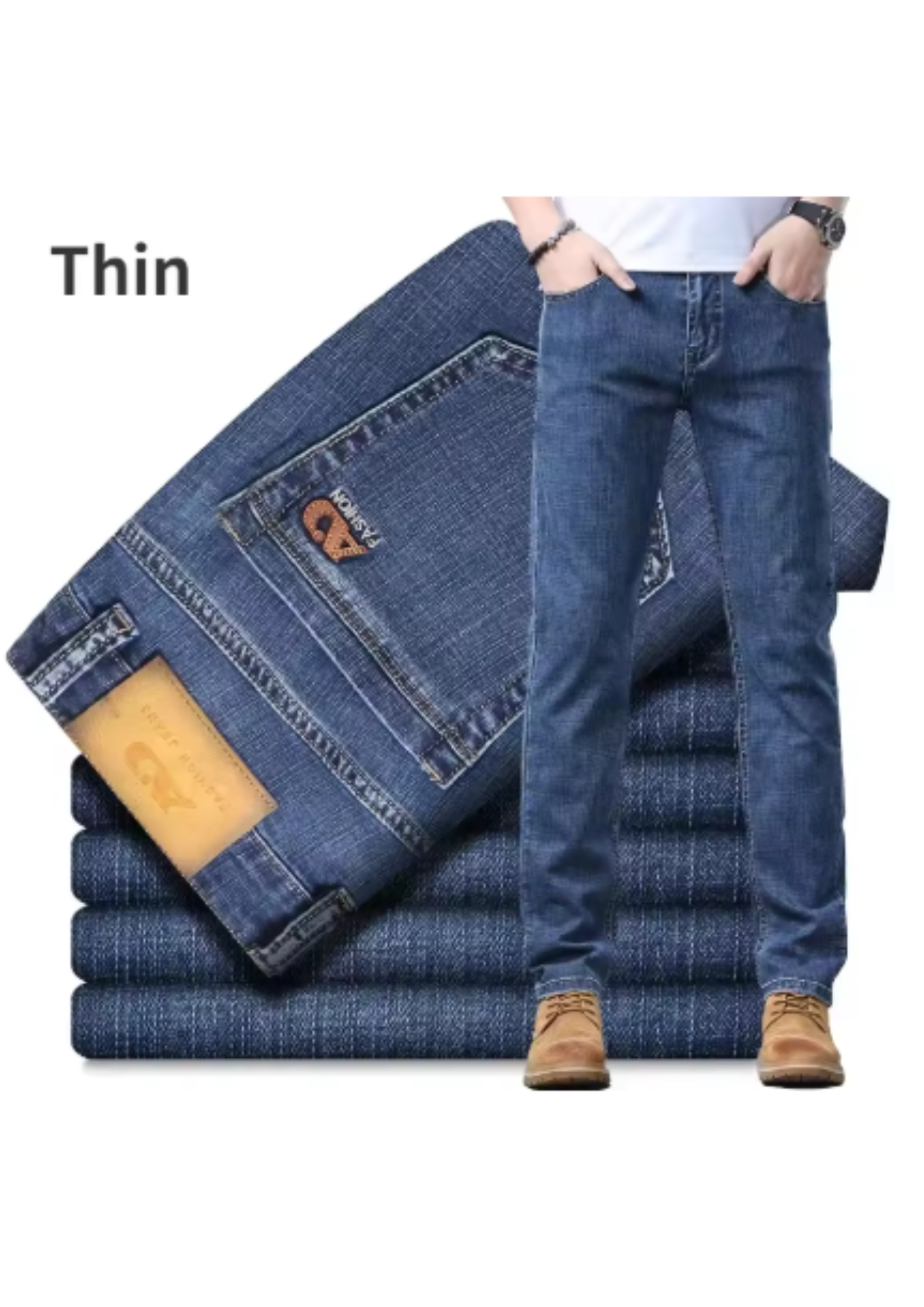 LuxeFlex Slim Fit Jeans